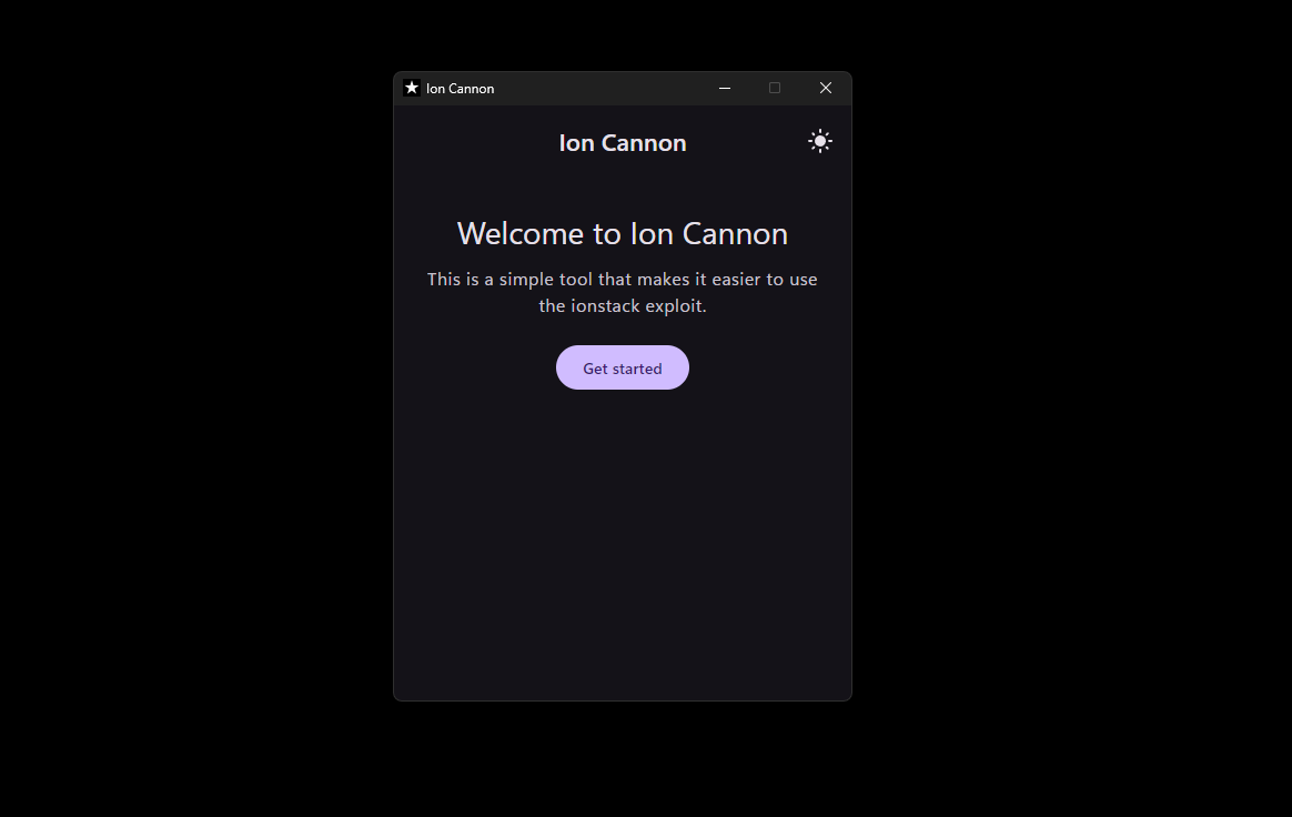 Ion Cannon screenshot